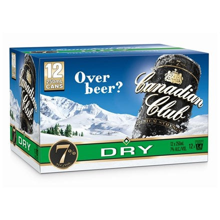 Canadian Club 7% 12pk Cans