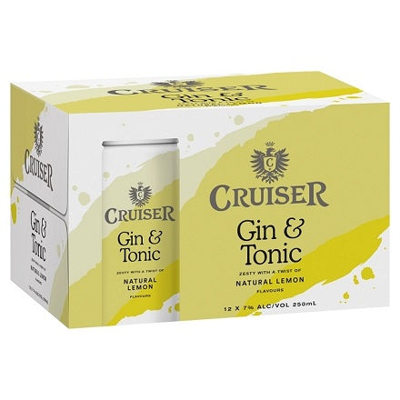 Cruiser Gin & Tonic 12pk cans