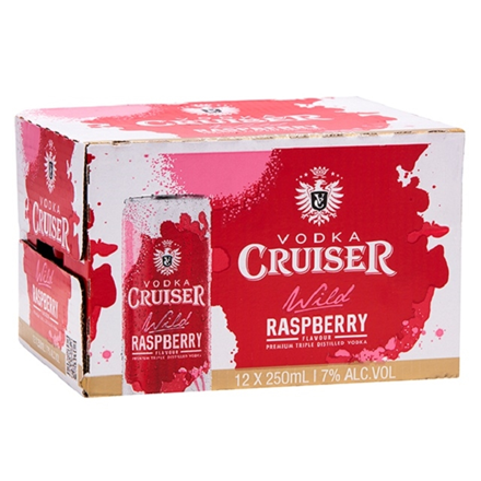 Vodka Cruiser Raspberry 12pk cans