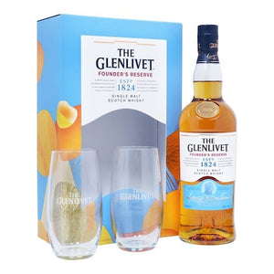 The Glenlivet Founders Reserve Single Malt Whisky 700mL Gift Pack