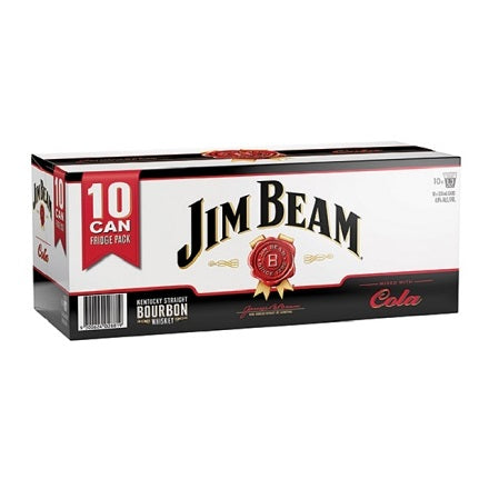 Jim Beam & Cola 10pk cans