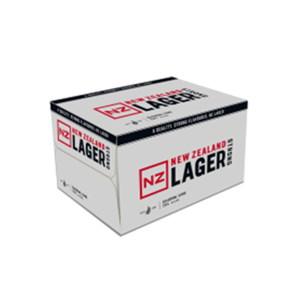 NZ Lager strong 500ml 12pk cans